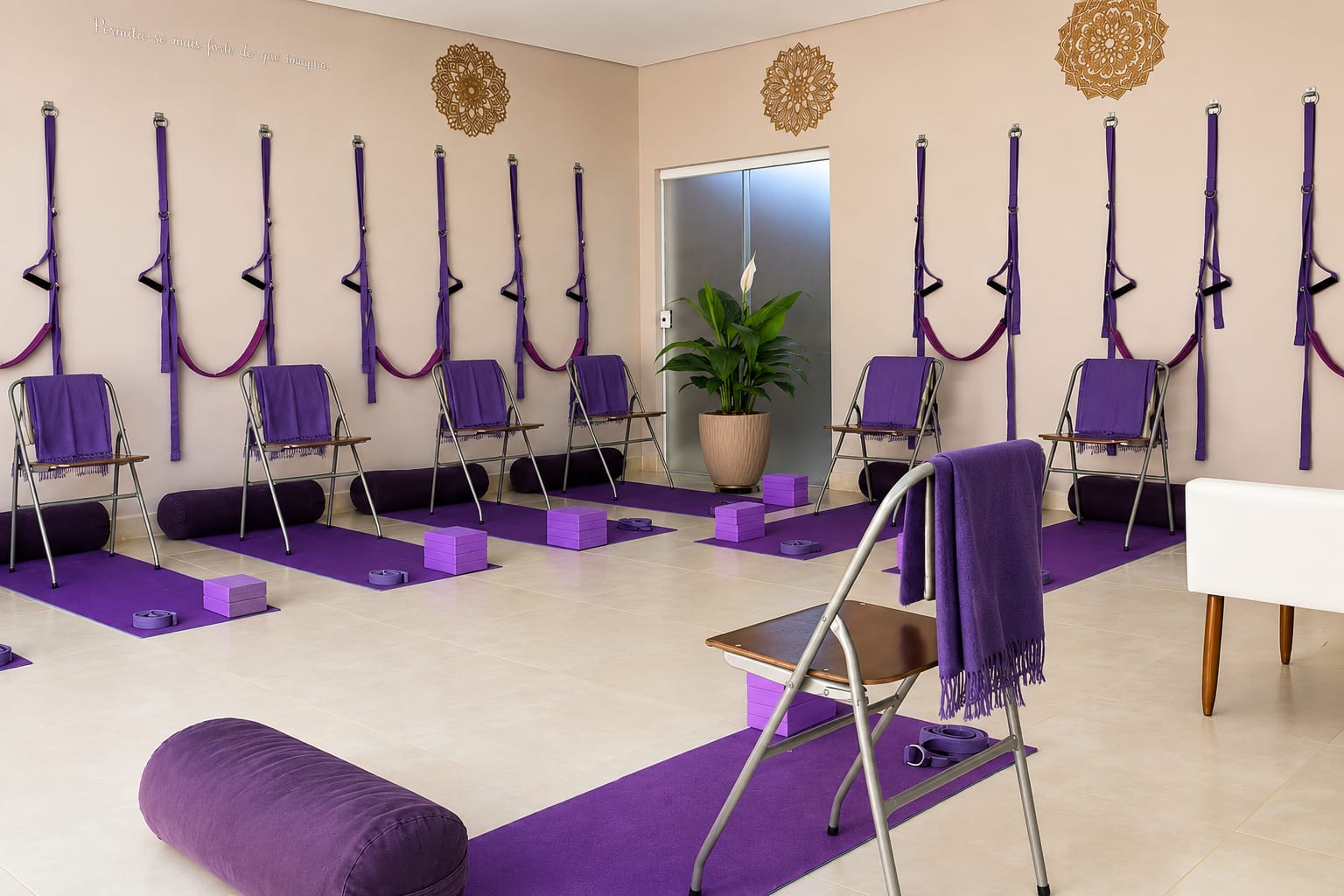 Prática com Acessórios Terapêuticos na Dahara Yoga
